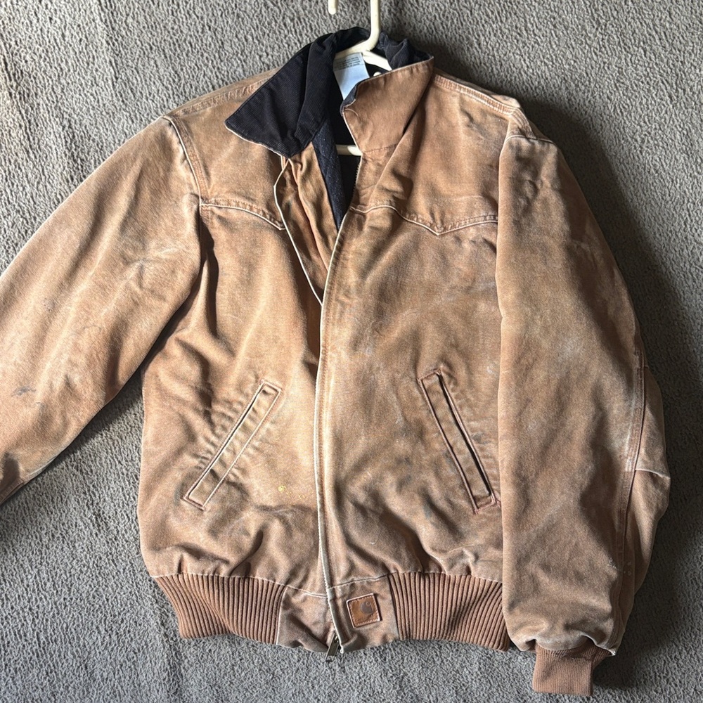 Carhartt Tan Bomber Jacket